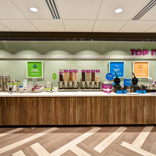 Tru by Hilton Complimentary "Top It" Breakfast Bar | Cadillac Jack's Gaming Resort | Deadwood Hotels